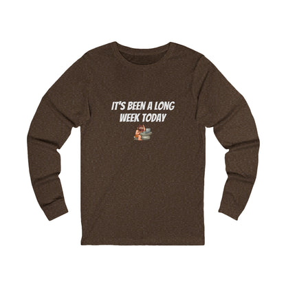 Workplace Wisdoms 'Long Week' Long Sleeve Tee