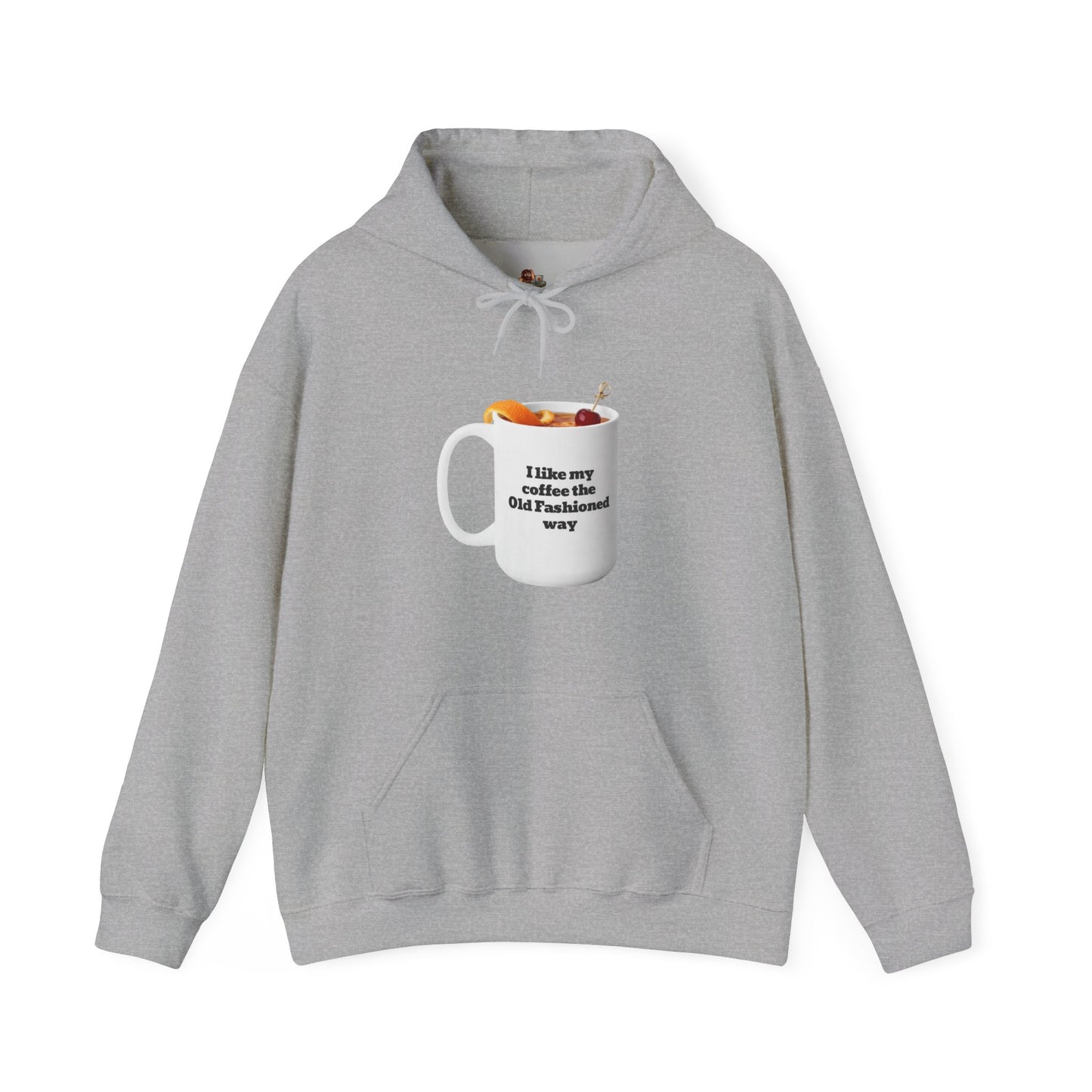 Workplace Wisdoms 'Old Fashioned' Heavy Hooded Sweatshirt