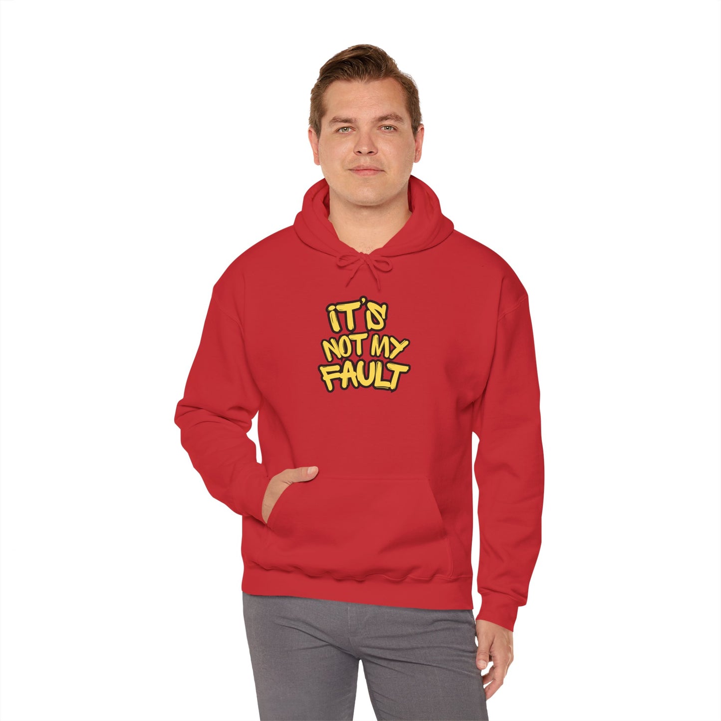 Wisdoms 'Not My Fault' Heavy Hooded Sweatshirt