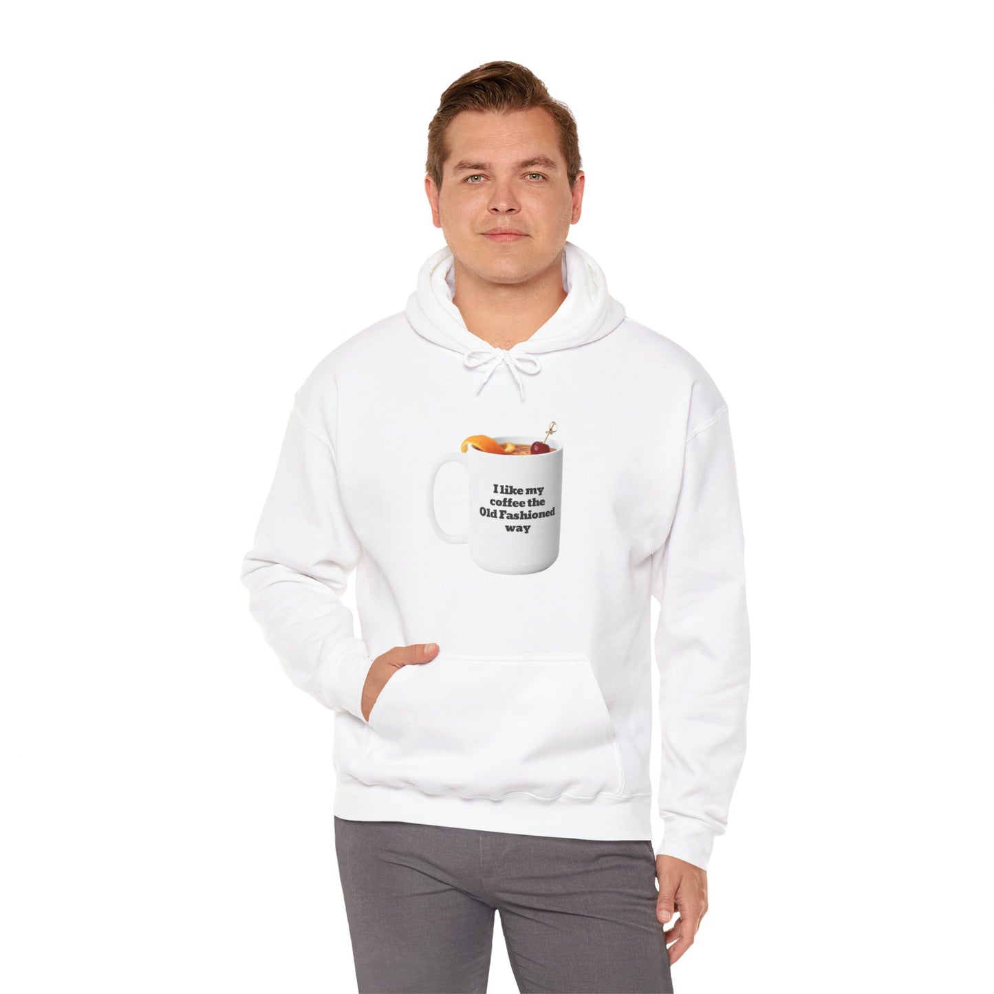 Workplace Wisdoms 'Old Fashioned' Heavy Hooded Sweatshirt
