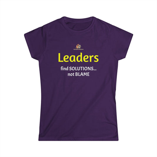 Workplace Wisdoms 'Leaders' Women's Softstyle Tee