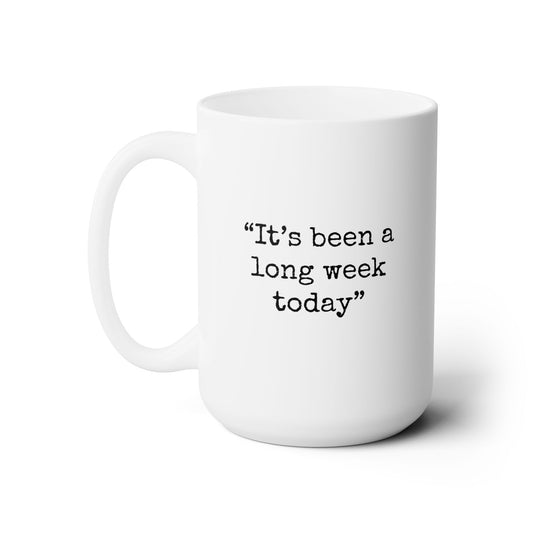 Workplace Wisdoms 'Long Week' Ceramic Mug 15oz