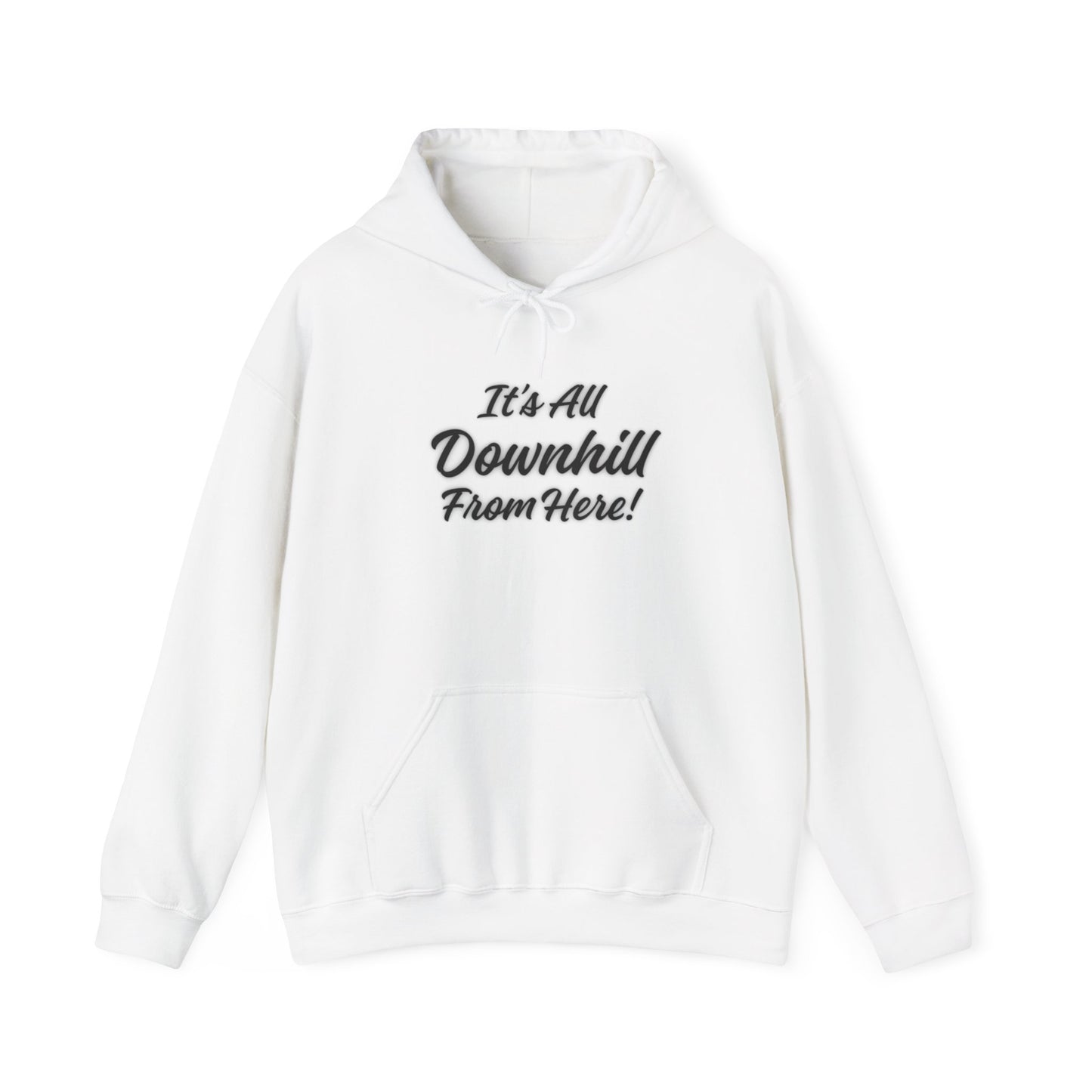 Workplace Wisdoms 'Downhill' Heavy Hooded Sweatshirt