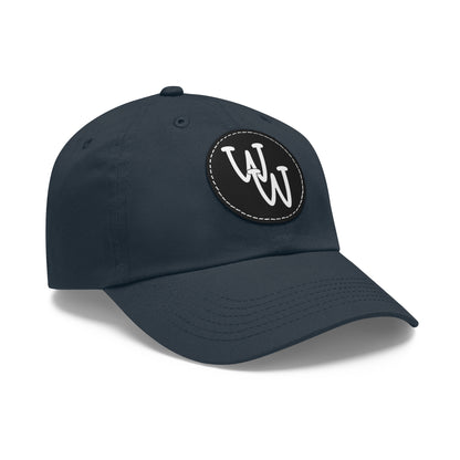 Workplace Wisdoms Logo Hat with Leather Patch (Round)