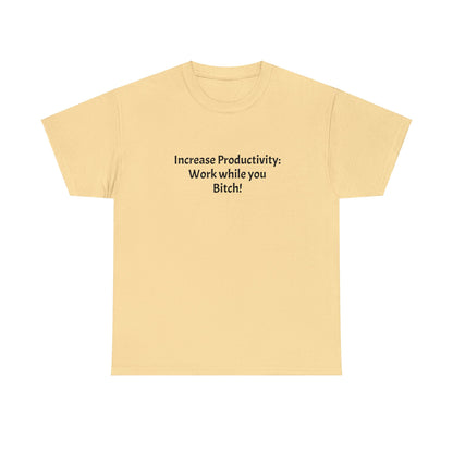 Increase Productivity - Unisex Heavy Cotton Tee