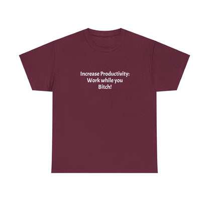 Increase Productivity - Unisex Heavy Cotton Tee