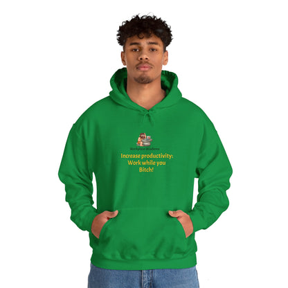 Workplace Wisdoms 'Increase Productivity' - Heavy Hooded Sweatshirt