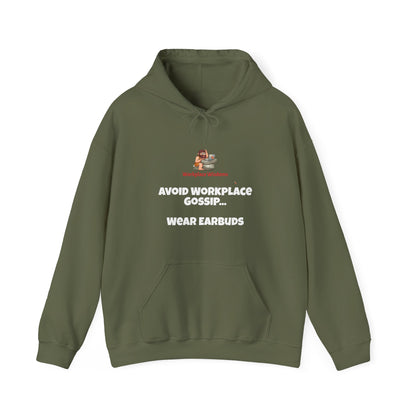 Workplace Wisdom 'Gossip' Heavy Hooded Sweatshirt