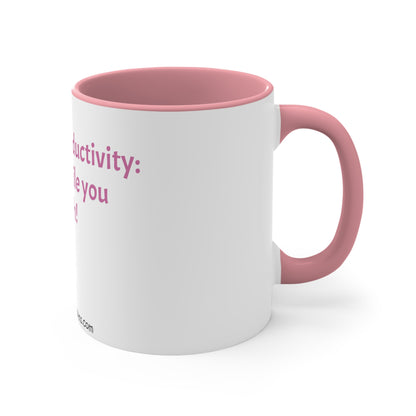 Increase Productivity - Accent Coffee Mug, 11oz