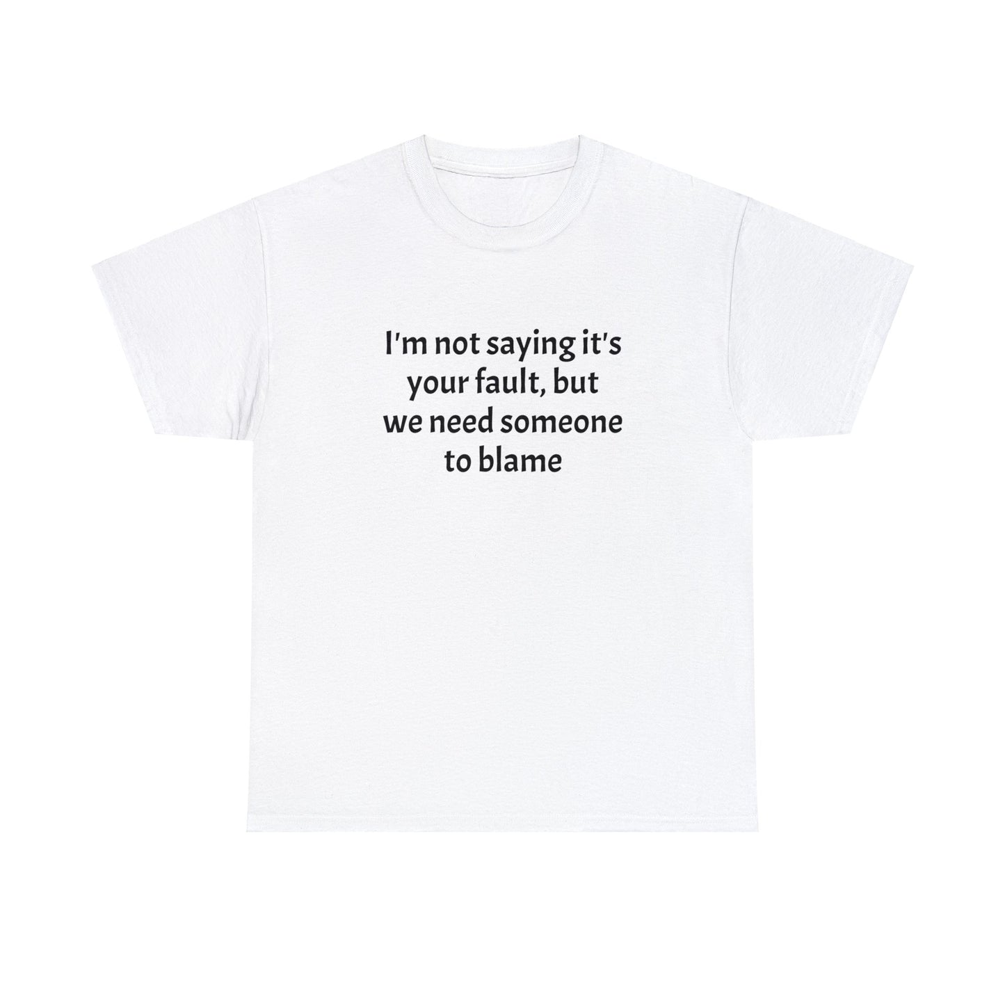 Blame - Unisex Heavy Cotton Tee