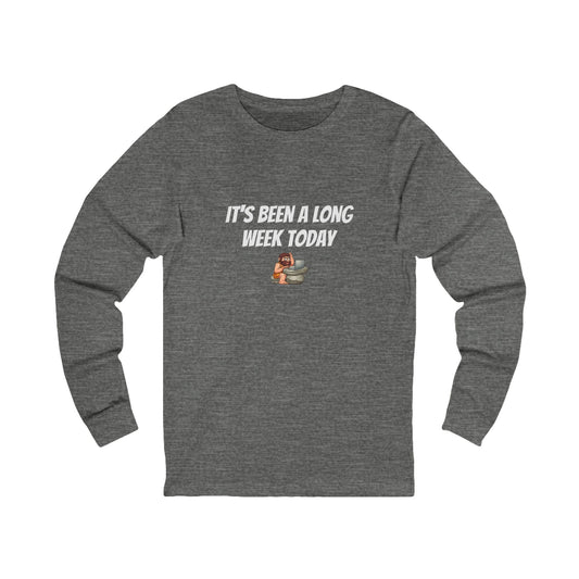 Workplace Wisdoms 'Long Week' Long Sleeve Tee