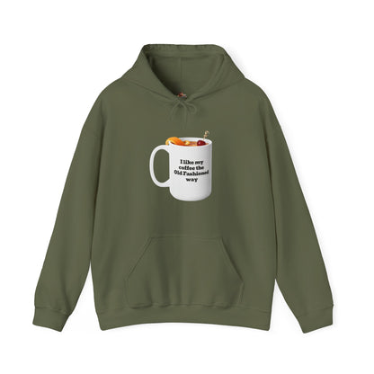Workplace Wisdoms 'Old Fashioned' Heavy Hooded Sweatshirt