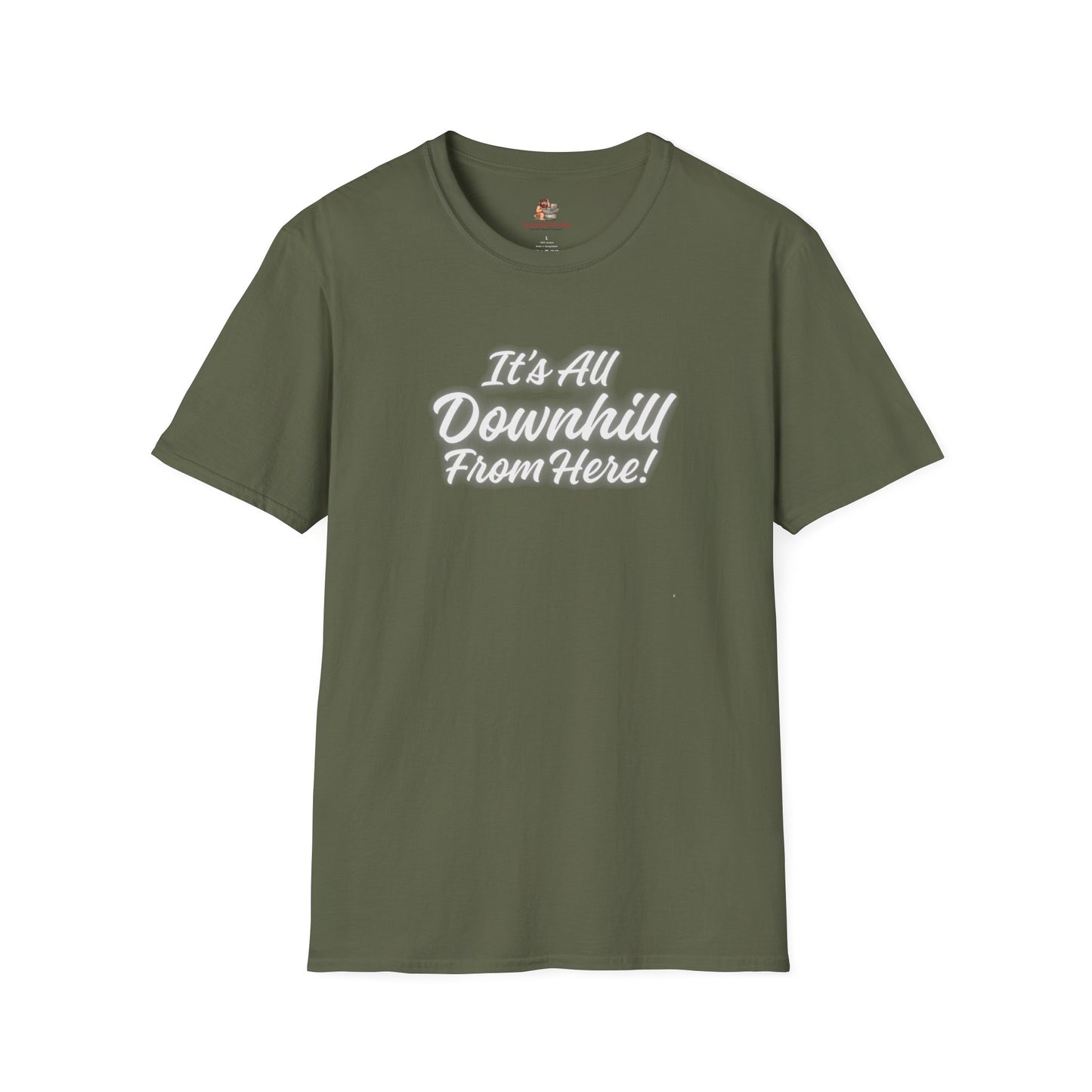 Workplace Wisdoms 'Downhill' Unisex Soft Cotton Tee