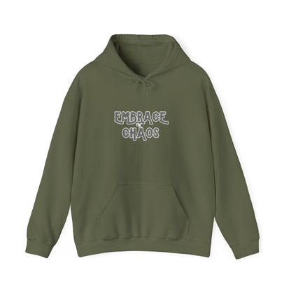 Workplace Wisdoms 'Embrace the Chaos' Heavy Hooded Sweatshirt