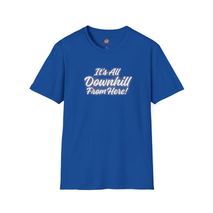 Workplace Wisdoms 'Downhill' Unisex Soft Cotton Tee