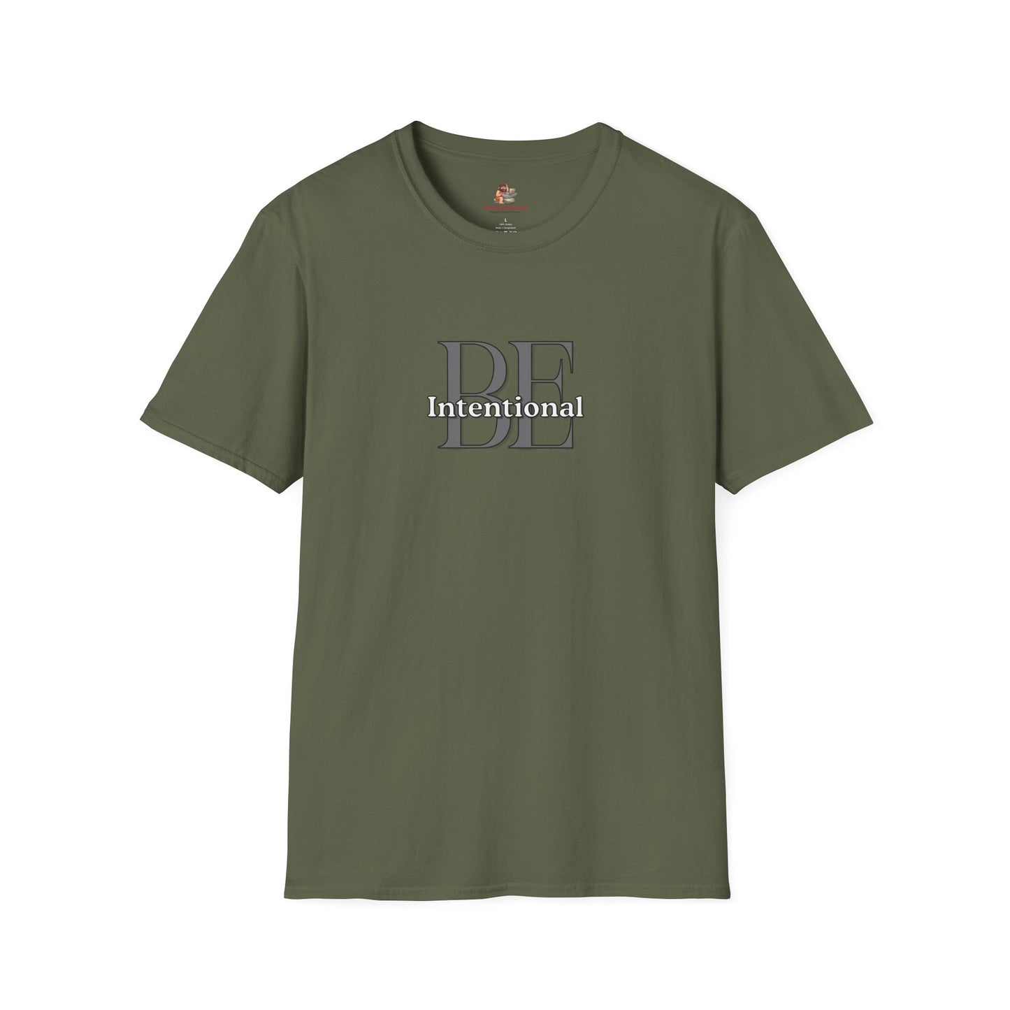 Workplace Wisdoms 'Be Intentional' Unisex Soft Cotton Tee
