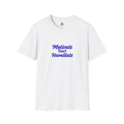 Workplace Wisdoms 'Motivate' Unisex Soft Cotton Tee