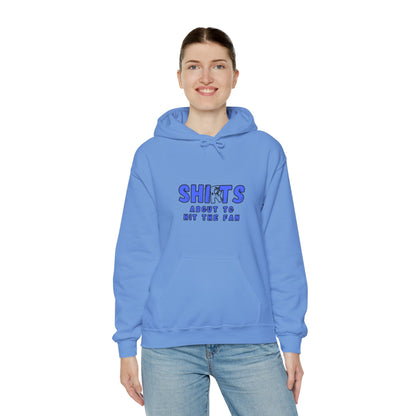 Workplace Wisdoms 'Hit the Fan' Heavy Hooded Sweatshirt