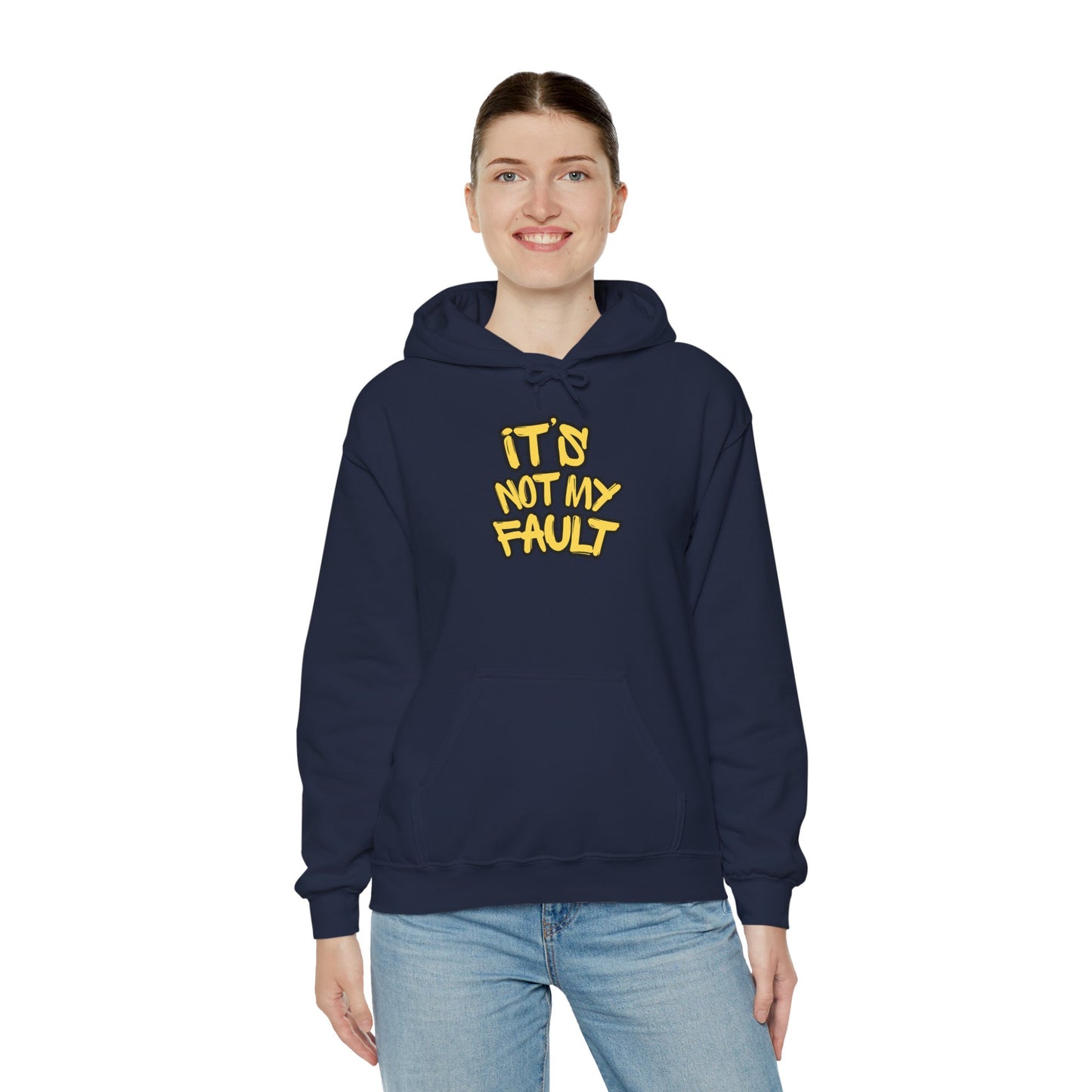 Wisdoms 'Not My Fault' Heavy Hooded Sweatshirt