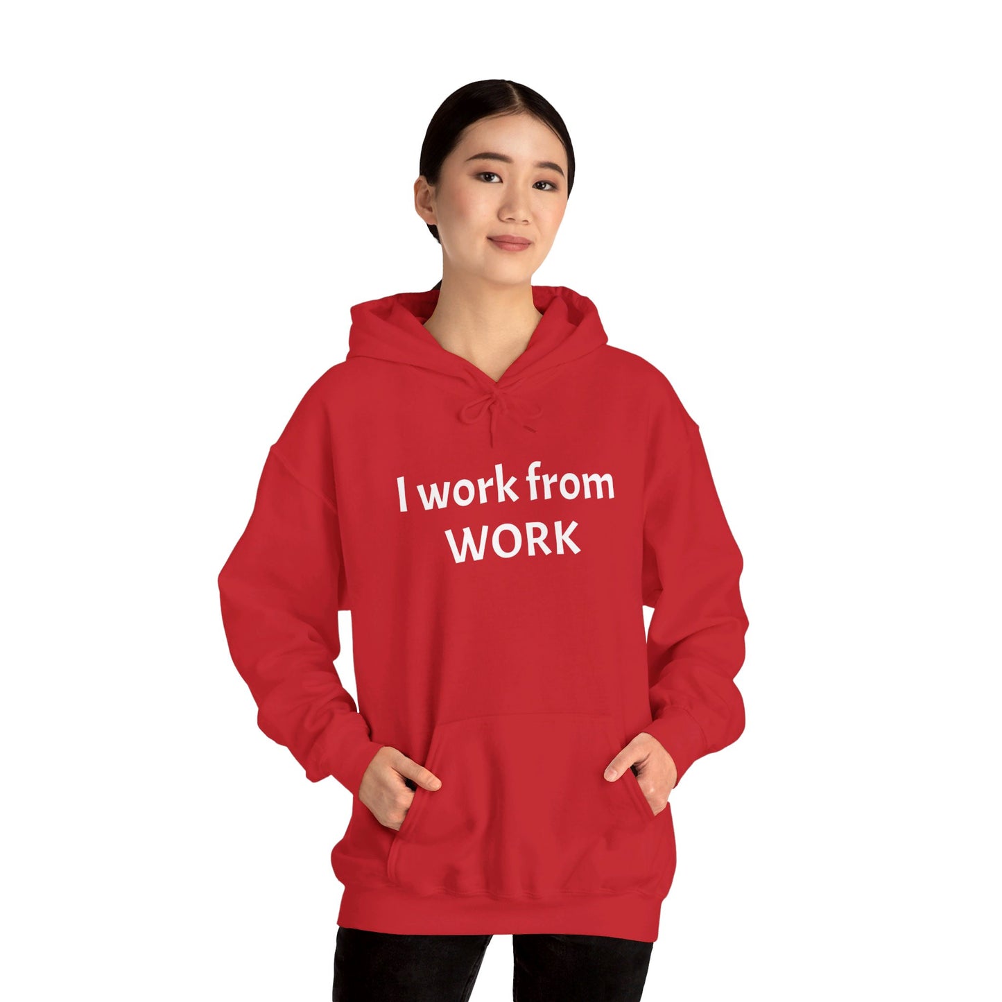 I work from work - Unisex Heavy Blend™ Hooded Sweatshirt