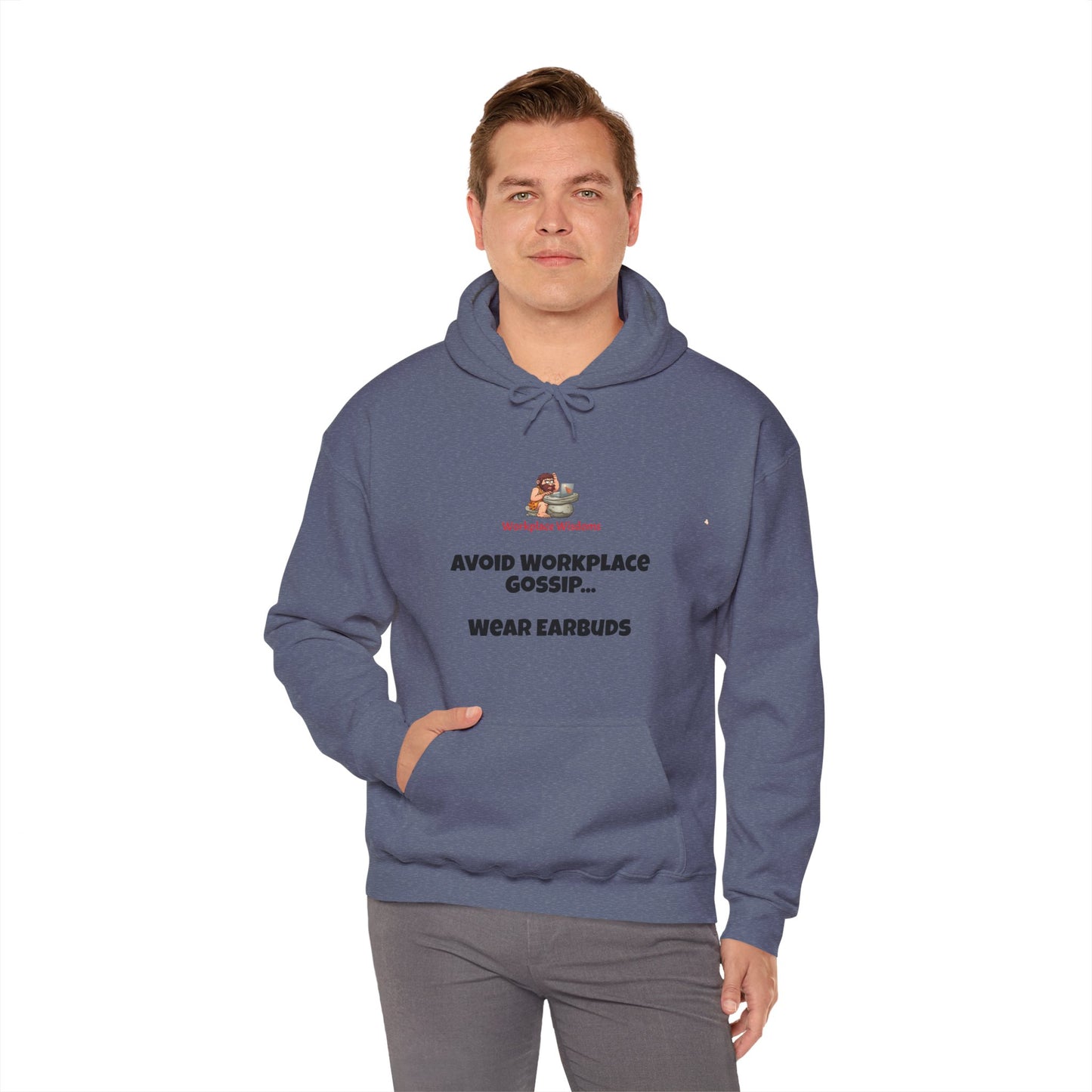 Workplace Wisdom 'Gossip' Heavy Hooded Sweatshirt