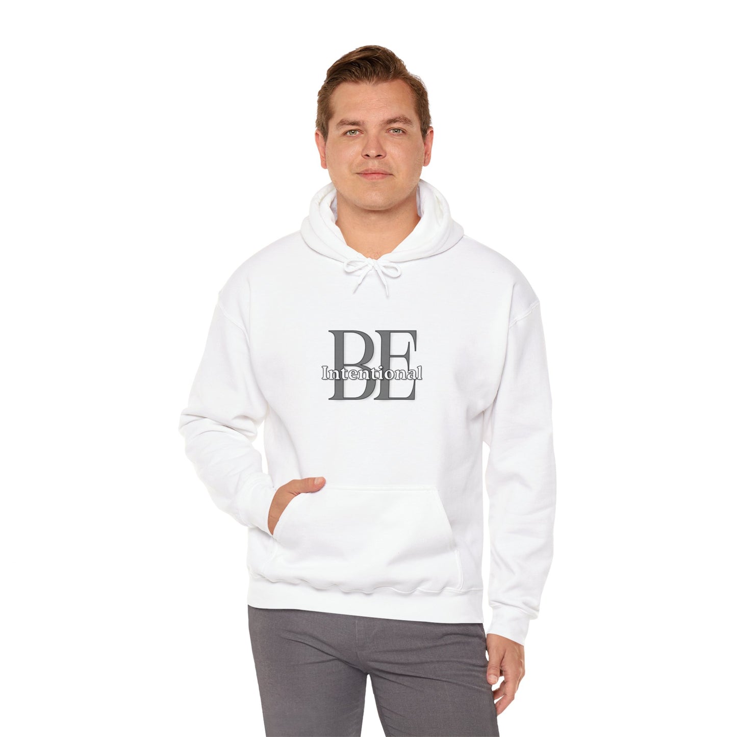 Workplace Wisdoms 'Be Intentional' Heavy Hooded Sweatshirt