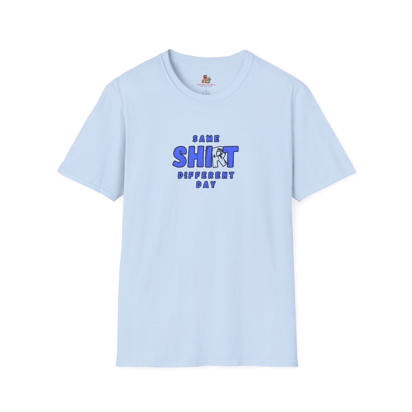 Workplace Wisdoms 'Different Day' Unisex Soft Cotton Tee
