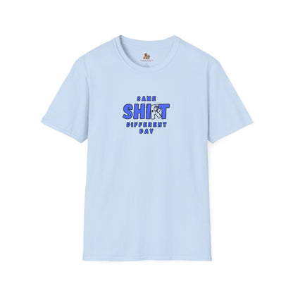 Workplace Wisdoms 'Different Day' Unisex Soft Cotton Tee