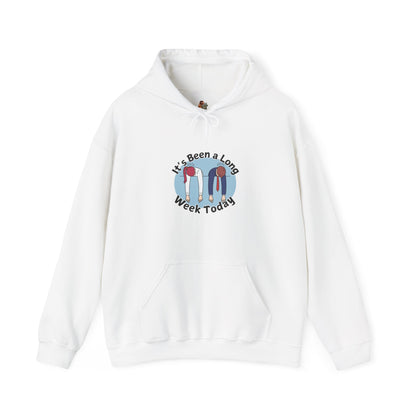 Workplace Wisdoms 'Long Week' Heavy Hooded Sweatshirt