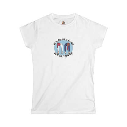 Workplace Wisdoms 'Long Week' Women's Softstyle Tee