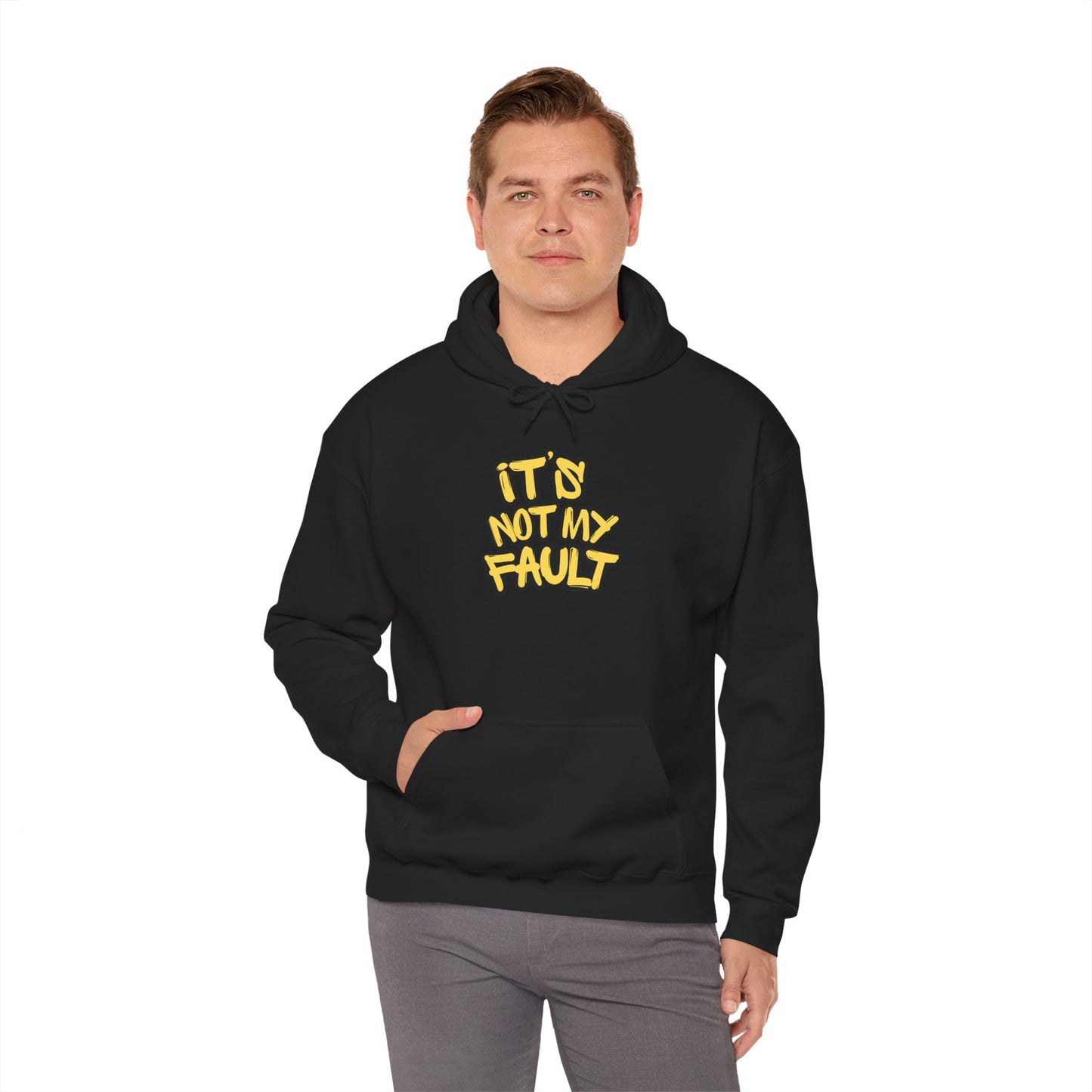 Wisdoms 'Not My Fault' Heavy Hooded Sweatshirt