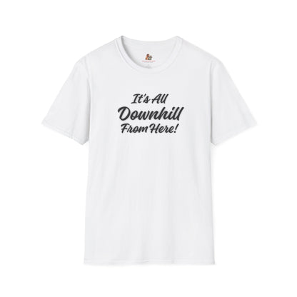Workplace Wisdoms 'Downhill' Unisex Soft Cotton Tee